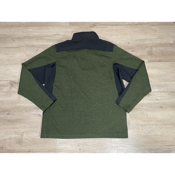 Magpul Pullover Mens L Olive Green Quarter Zip Long Sleeve Wool Tactical Milit - Picture 2 of 8